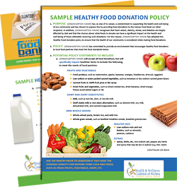 Healthy Food Donatio Policy