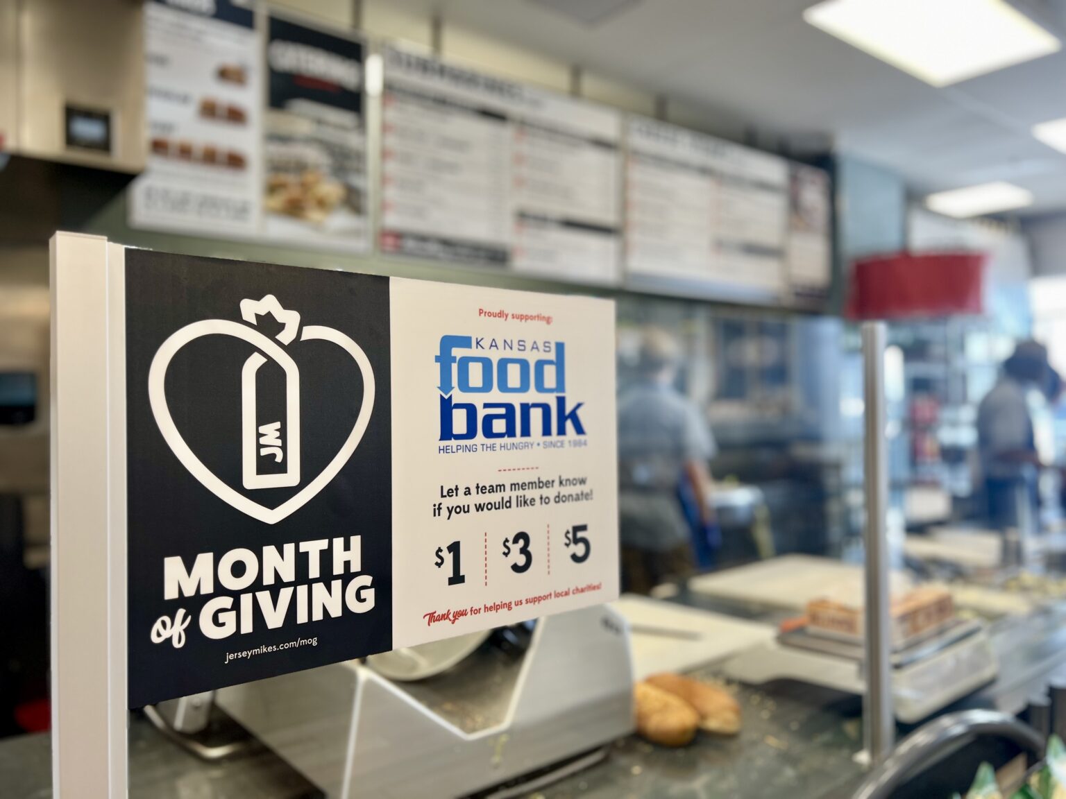 Jersey Mike’s Day of Giving Provides over 100K Meals Kansas Food Bank